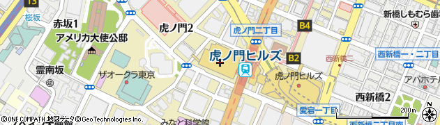 東京都港区虎ノ門2丁目6周辺の地図