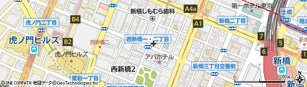 株式会社テレビ北海道　東京支社周辺の地図