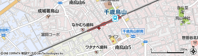 東京都世田谷区南烏山5丁目33周辺の地図