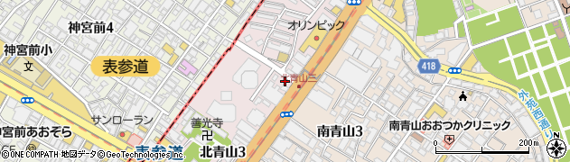 東京都港区北青山3丁目5-2周辺の地図