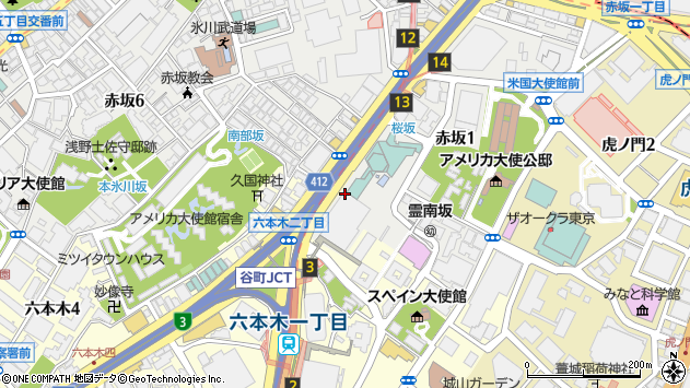 〒107-6011 東京都港区赤坂 赤坂アークヒルズ・アーク森ビル（１１階）の地図