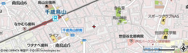 東京都世田谷区南烏山5丁目5周辺の地図