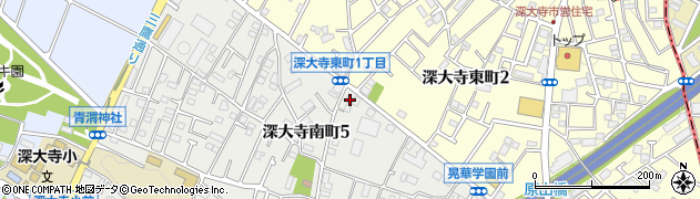 東京都調布市深大寺南町5丁目48-2周辺の地図