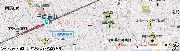 東京都世田谷区南烏山5丁目6周辺の地図