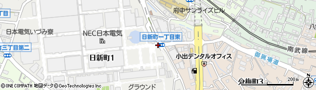 日新町１東周辺の地図