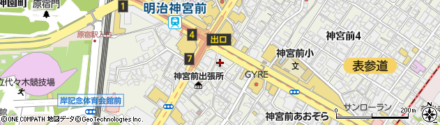 株式会社生活の木　原宿表参道店周辺の地図