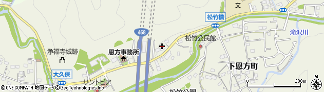 東京都八王子市下恩方町3453周辺の地図