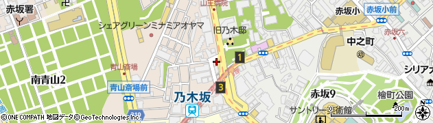 東京都港区南青山1丁目25-1周辺の地図