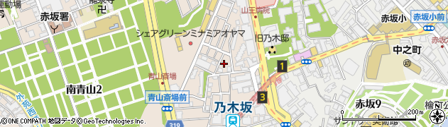 東京都港区南青山1丁目16周辺の地図