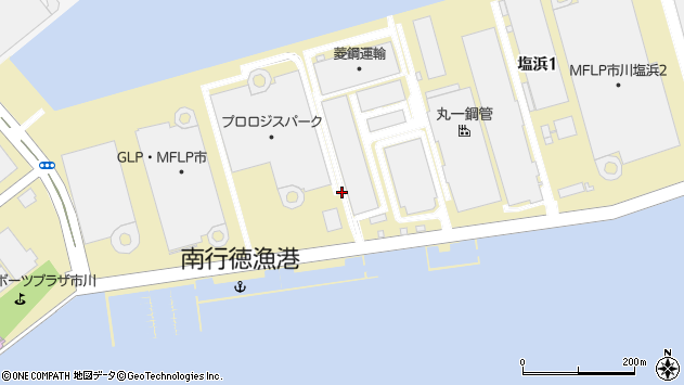 〒272-0127 千葉県市川市塩浜の地図