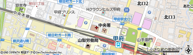 関東財務局甲府財務事務所周辺の地図