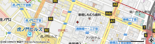 東京都港区西新橋1丁目22-5周辺の地図