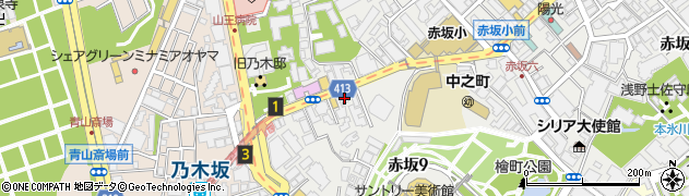 東京都港区赤坂9丁目5-28周辺の地図