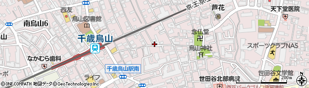 東京都世田谷区南烏山5丁目周辺の地図