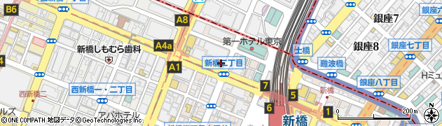 株式会社新橋岡本周辺の地図