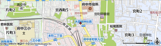 中華そば 青葉 府中店周辺の地図