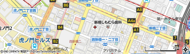 東京都港区西新橋1丁目22-4周辺の地図