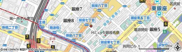 エクスパンススパ 銀座中央通り店(Expanse..SPA)周辺の地図