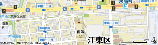 江東区立南陽小学校周辺の地図