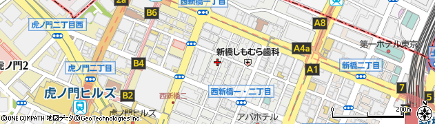 TENZO西新橋店周辺の地図