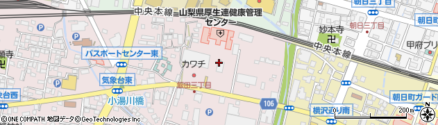 ニプロ株式会社　山梨営業所周辺の地図
