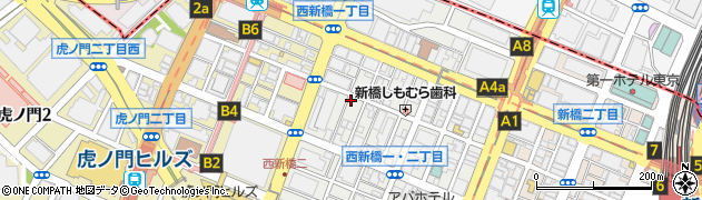 東京都港区西新橋1丁目22-1周辺の地図