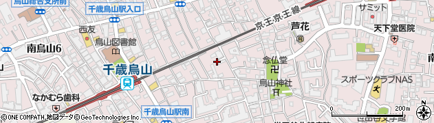 東京都世田谷区南烏山5丁目7周辺の地図