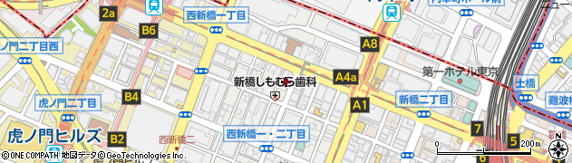 東京都港区西新橋1丁目11周辺の地図