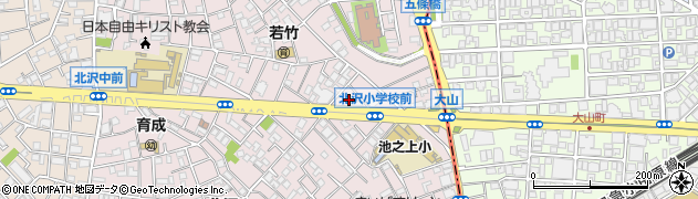 東京都世田谷区北沢5丁目4周辺の地図
