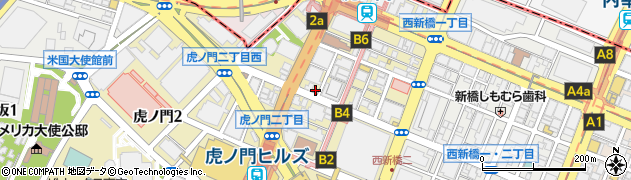 小諸そば 虎ノ門一丁目店周辺の地図