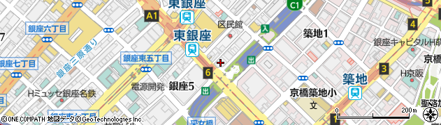 七十七銀行東京支店 ＡＴＭ周辺の地図