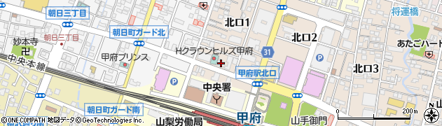 アーク甲府店周辺の地図