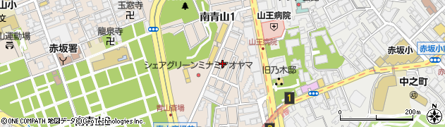 東京都港区南青山1丁目14周辺の地図