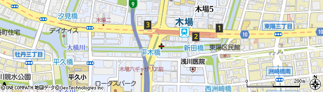 シーワンＲｅｌａｘ・木場駅前店周辺の地図