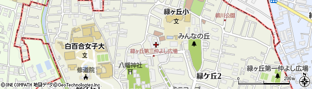 東京都調布市緑ケ丘2丁目20周辺の地図