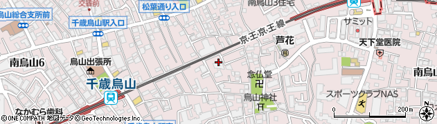 東京都世田谷区南烏山周辺の地図