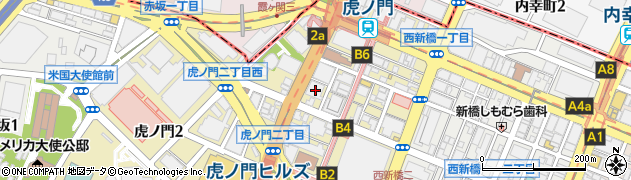 広島瓦斯株式会社　東京事務所周辺の地図