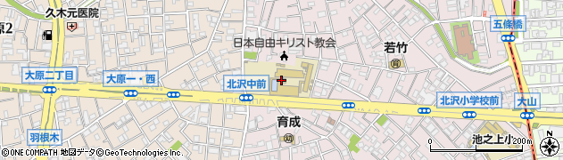 東京都世田谷区北沢5丁目12周辺の地図
