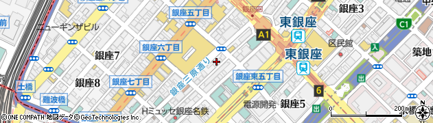 桜肉料理 馬春楼 銀座本店周辺の地図