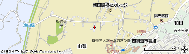 千葉県四街道市山梨1418周辺の地図