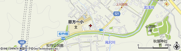 東京都八王子市下恩方町1381周辺の地図