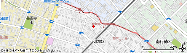 北栄第2街区公園周辺の地図