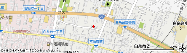 鹿島ダンススタジオ周辺の地図