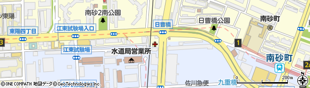 ローソン南砂日曹橋店周辺の地図