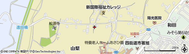 千葉県四街道市山梨1405周辺の地図