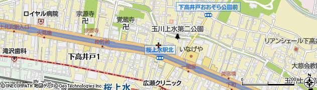 モスバーガーR20桜上水店周辺の地図