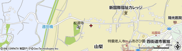 千葉県四街道市山梨1423周辺の地図