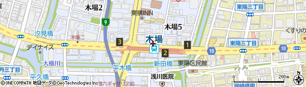 ローソン江東木場五丁目店周辺の地図