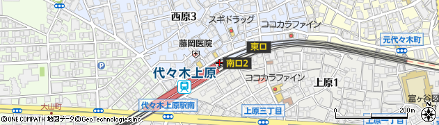 小田急電鉄株式会社　代々木上原駅周辺の地図