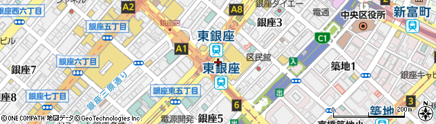 株式会社箔一東京ショールーム周辺の地図